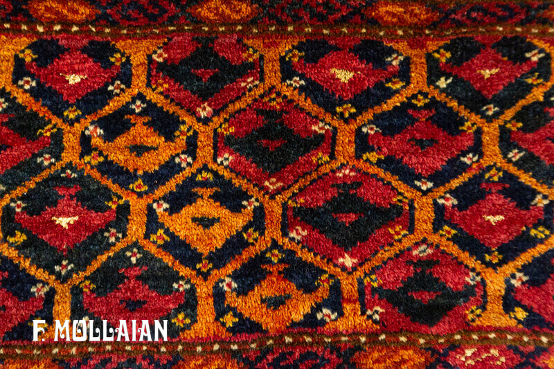 Antique Turkmen Torba Rug n°:20214995